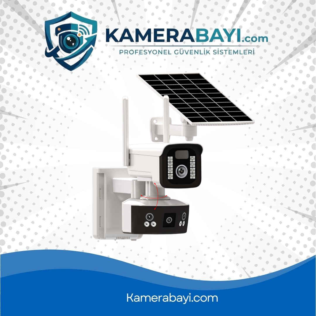 O-KAM-3920 6MP 4G SOLAR Dual Lens PTZ Camera