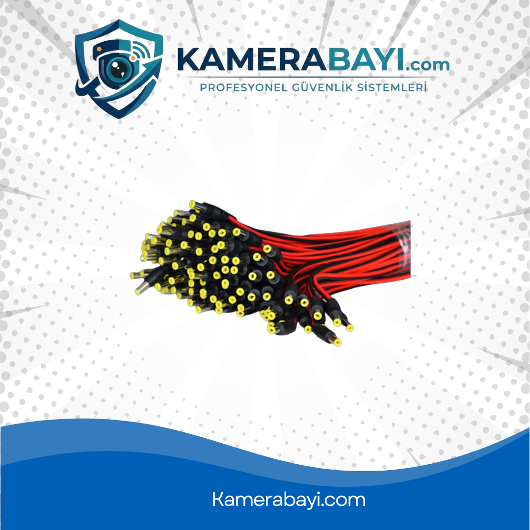 Enerji Ucu Tekli DC Power Jack Kamera Enerji Kablosu Ucu