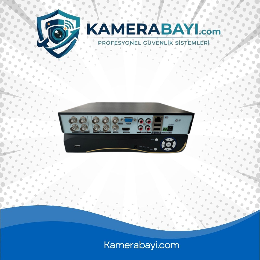 ZTECH ZR-7008T H265+ 5MP-N 4 Ses Çıkışlı 8 Kanal AHD DVR Kayıt Cihazı