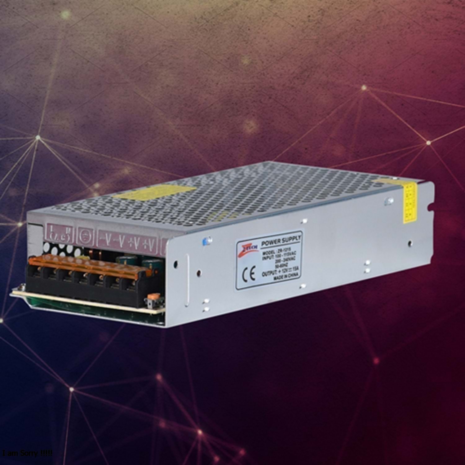 ZTECH ZR-1210 CCTV Power Supply 12V 10A Kamera Güç Kaynağı